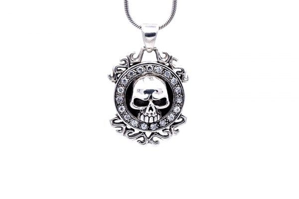 Anhänger Totenkopf Steine