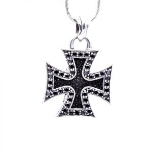 Anhänger Kreuz Rochenleder