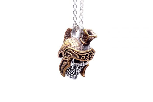 Anhänger Totenkopf mit römischem Legionärshelm