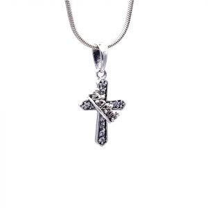 Anhänger Kreuz Krone