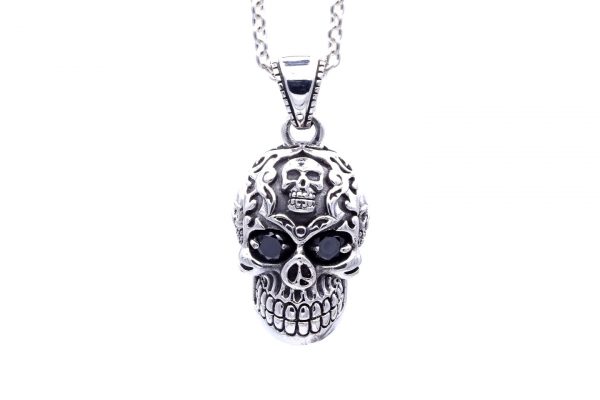 Anhänger Totenkopf Steine