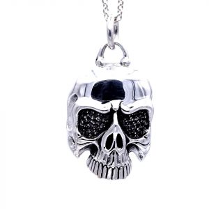 Anhänger Totenkopf Steine