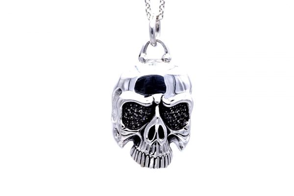 Anhänger Totenkopf Steine