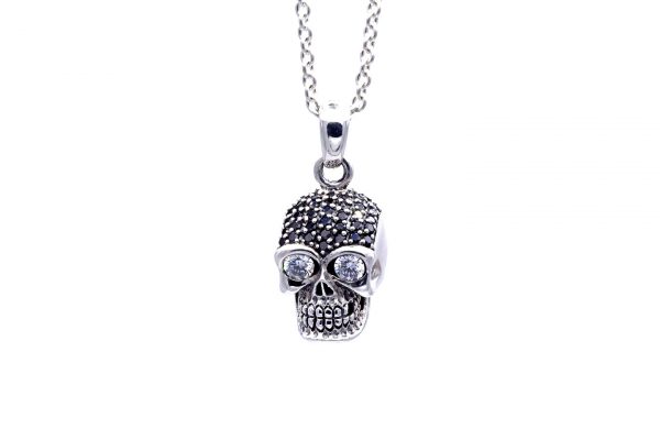 Anhänger Totenkopf Steine