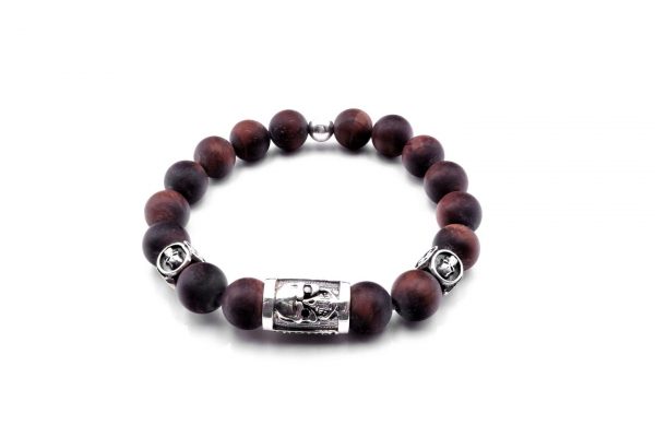 Perlenarmband Tigerauge 12 mm